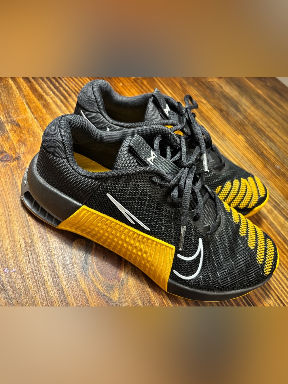 Nike Metcon 9 Training Shoes Black Tour Yellow FD5431-004 Men’s Size 10 CrossFit